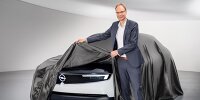 Opel-Chef Michael Lohscheller gibt einen ersten Ausblick auf die Studie GT X Experimental