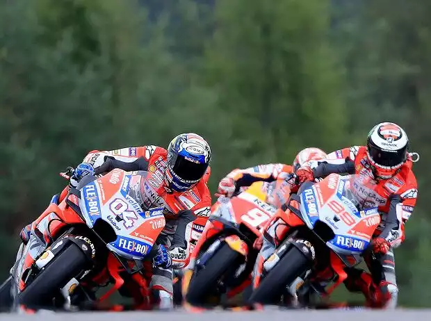 Jorge Lorenzo, Andrea Dovizioso, Marc Marquez Titel-Bild zur News: Jorge Lorenzo, Andrea Dovizioso, Marc Marquez