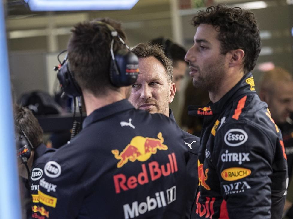 Christian Horner, Daniel Ricciardo