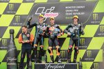 Luca Marini (VR46), Miguel Oliveira ( Ajo) und Francesco Bagnaia (VR46) 