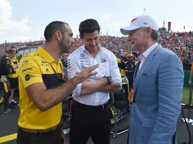 Cyril Abiteboul, Toto Wolff Titel-Bild zur News: Cyril Abiteboul, Toto Wolff