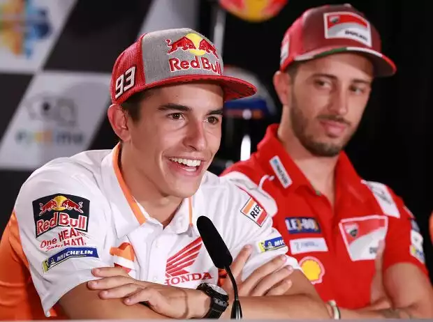 Marc Marquez, Andrea Dovizioso Titel-Bild zur News: Marc Marquez, Andrea Dovizioso