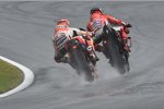 Marc Marquez (Honda) und Jorge Lorenzo (Ducati) 