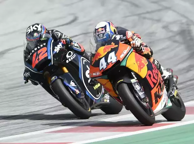 Miguel Oliveira, Francesco Bagnaia Titel-Bild zur News: Miguel Oliveira, Francesco Bagnaia