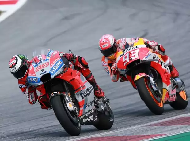 Jorge Lorenzo, Marc Marquez Titel-Bild zur News: Jorge Lorenzo, Marc Marquez