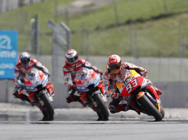 Marc Marquez, Jorge Lorenzo, Andrea Dovizioso