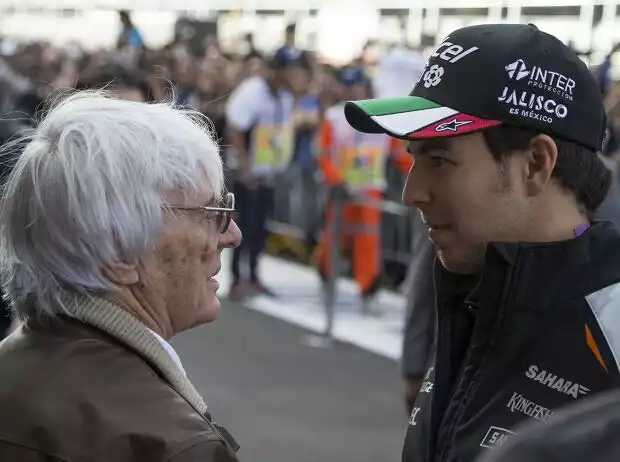 Titel-Bild zur News: Bernie Ecclestone, Sergio Perez