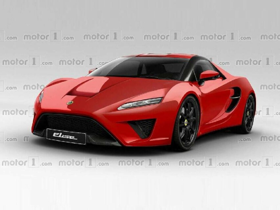 Künstlerisches Rendering: Lotus Elise 2020