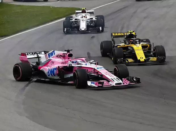 Titel-Bild zur News: Sergio Perez, Carlos Sainz