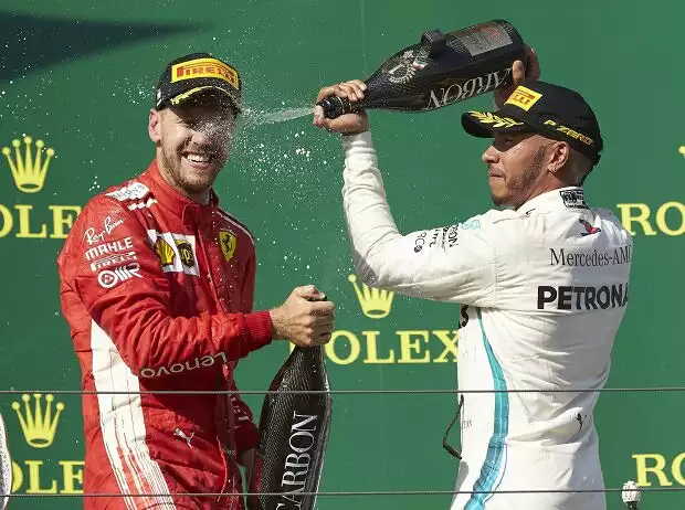 Lewis Hamilton, Sebastian Vettel Titel-Bild zur News: Lewis Hamilton, Sebastian Vettel