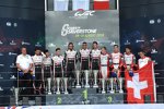 Mike Conway, Kamui Kobayashi, Kazuki Nakajima, Fernando Alonso (McLaren), Mathias Beche, Gustavo Menezes und Thomas Laurent 