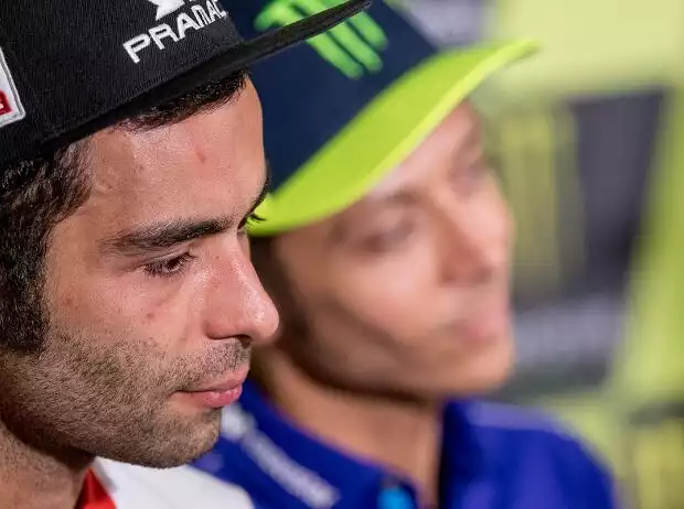 Danilo Petrucci, Valentino Rossi Titel-Bild zur News: Danilo Petrucci, Valentino Rossi
