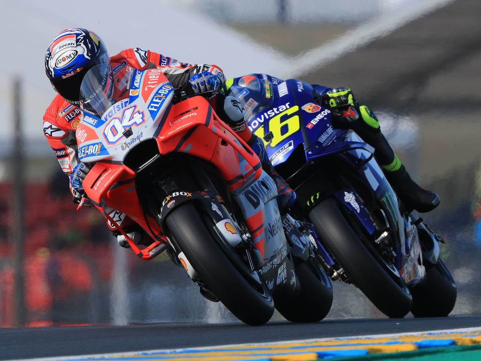 Andrea Dovizioso, Valentino Rossi