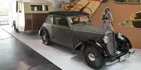 DKW F5 Meisterklasse Cabrio-Limousine mit Campinganhänger von 1935