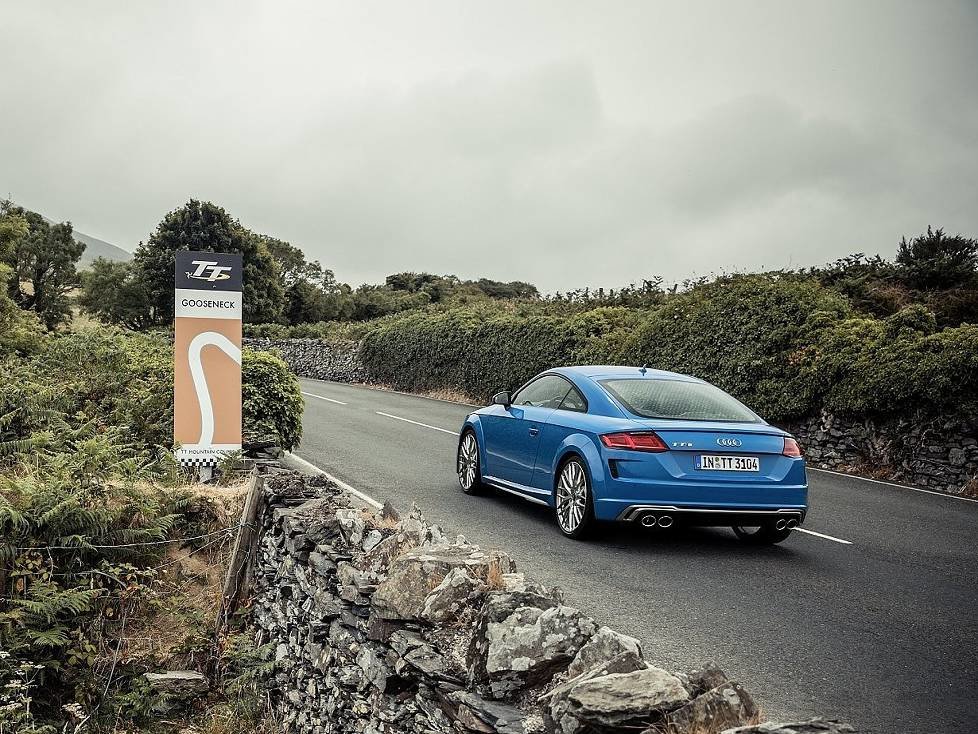 Audi TTS auf der Isle of Man