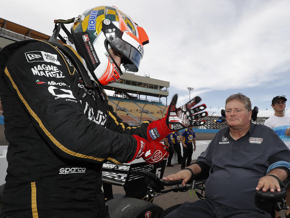 James Hinchcliffe und Sam Schmidt