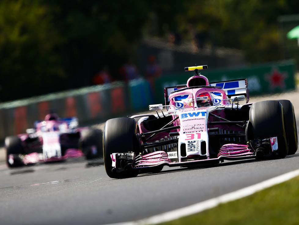 Esteban Ocon, Sergio Perez