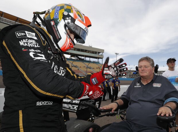 James Hinchcliffe und Sam Schmidt James Hinchcliffe und Sam Schmidt