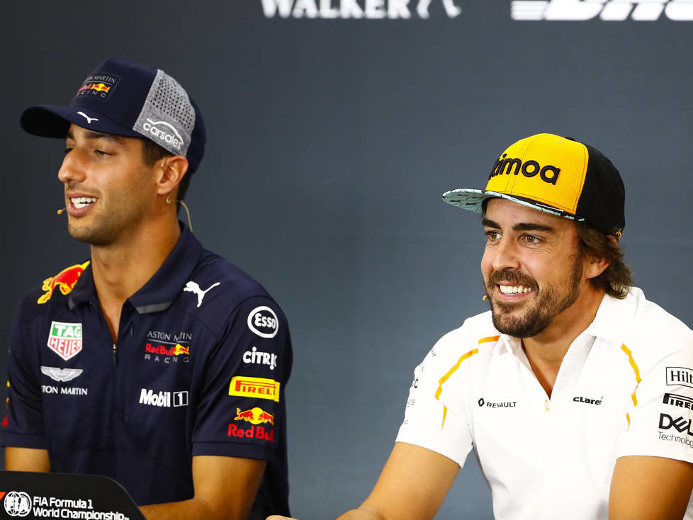 Daniel Ricciardo, Fernando Alonso