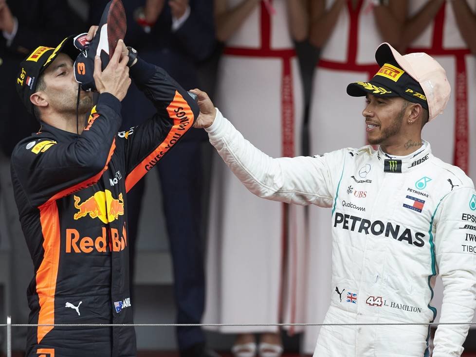 Daniel Ricciardo, Lewis Hamilton