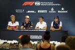 Marcus Ericsson (Sauber), Max Verstappen (Red Bull), Stoffel Vandoorne (McLaren) und Lance Stroll (Williams) 