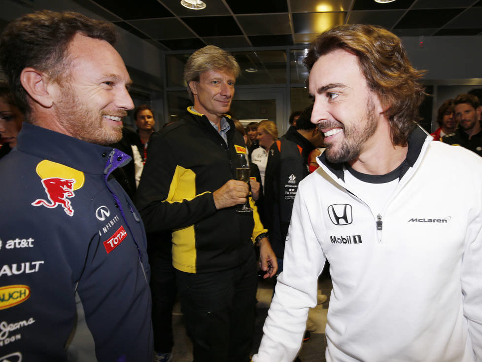 Christian Horner, Fernando Alonso