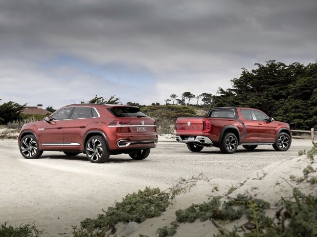 Volkswagen Atlas Tanoak Concept und Atlas Cross Sport 2018 Volkswagen Atlas Tanoak Concept und Atlas Cross Sport 2018