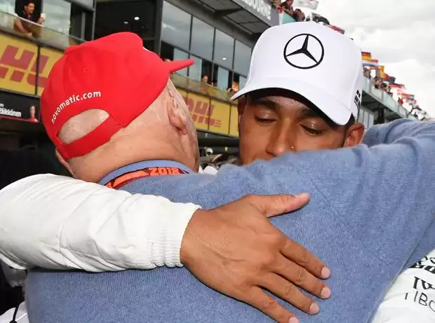 Lewis Hamilton, Niki Lauda Titel-Bild zur News: Lewis Hamilton, Niki Lauda