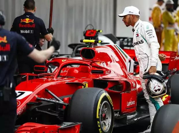 Lewis Hamilton, Kimi Räikkönen Titel-Bild zur News: Lewis Hamilton, Kimi Räikkönen