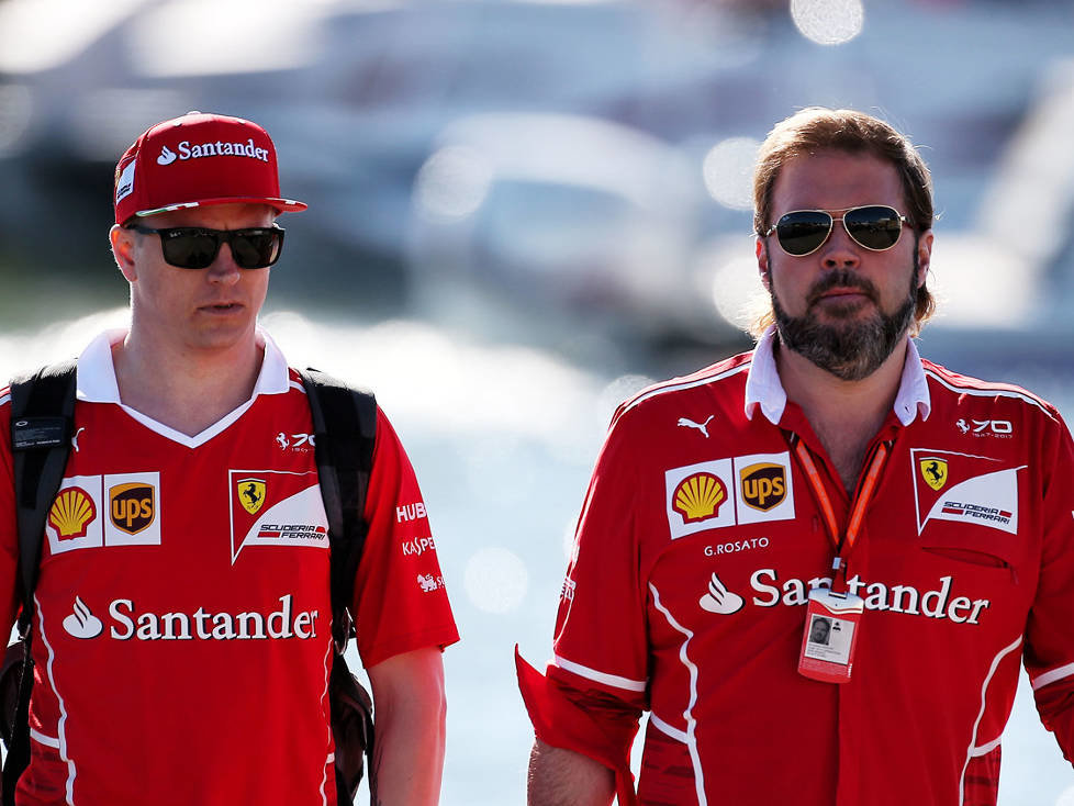 Kimi Räikkönen und Gino Rosato