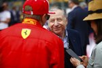 Jean Todt und Kimi Räikkönen (Ferrari) 