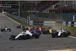 Marcus Ericsson (Sauber), Sergei Sirotkin (Williams), Lance Stroll (Williams) und Carlos Sainz (Renault) 