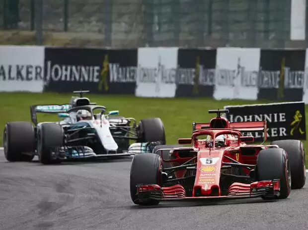 Titel-Bild zur News: Sebastian Vettel, Lewis Hamilton