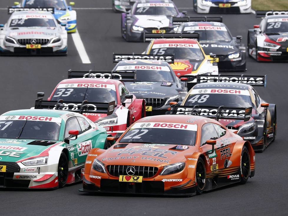 DTM-Asse starten Anfang September 2018 auf dem Nürburgring