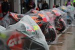 Regenschutz auf MotoGP-Bikes