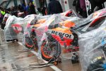 Regenschutz auf MotoGP-Bikes