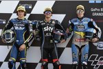 Remy Gardner (Tech 3), Francesco Bagnaia (VR46) und Alex Marquez (Marc VDS) 