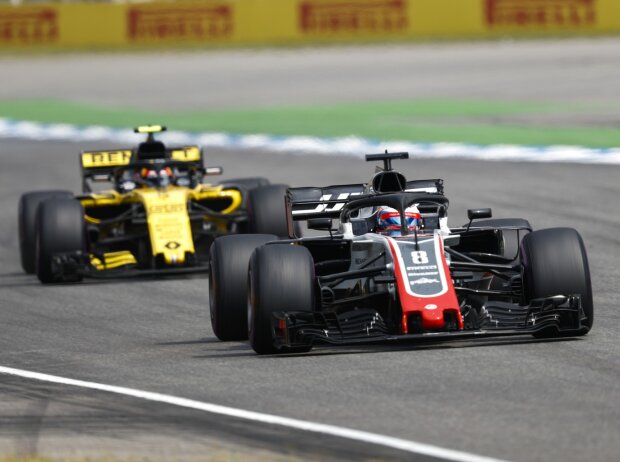 Titel-Bild zur News: Romain Grosjean, Carlos Sainz