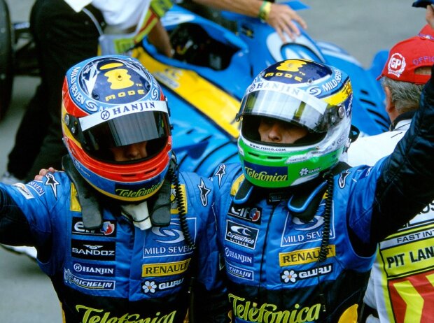 Titel-Bild zur News: Giancarlo Fisichella, Fernando Alonso