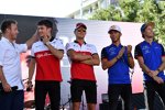 Davide Valsecchi, Charles Leclerc (Sauber), Marcus Ericsson (Sauber), Pierre Gasly (Toro Rosso) und Brendon Hartley (Toro Rosso) 