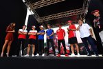 Charles Leclerc (Sauber), Marcus Ericsson (Sauber), Pierre Gasly (Toro Rosso), Brendon Hartley (Toro Rosso), Kimi Räikkönen (Ferrari) und Sebastian Vettel (Ferrari) 