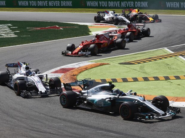 Valtteri Bottas, Lance Stroll, Kimi Räikkönen, Sebastian Vettel