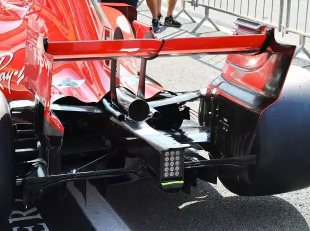 Ferrari-Heck, Auspuff, Diffusor, Heckflügel Titel-Bild zur News: Ferrari-Heck, Auspuff, Diffusor, Heckflügel