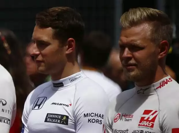 Titel-Bild zur News: Stoffel Vandoorne, Kevin Magnussen