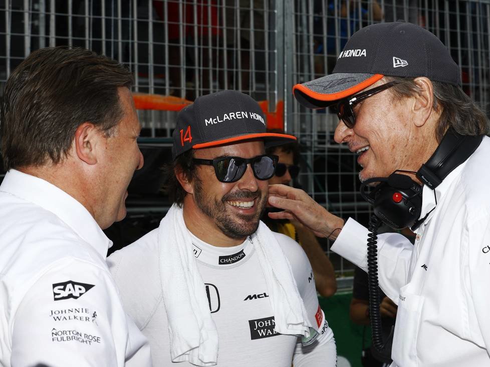 Zak Brown, Karim Ojjeh, Fernando Alonso