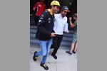 Carlos Sainz (Renault) und Fernando Alonso (McLaren) 