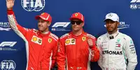 Sebastian Vettel, Kimi Räikkönen, Lewis Hamilton