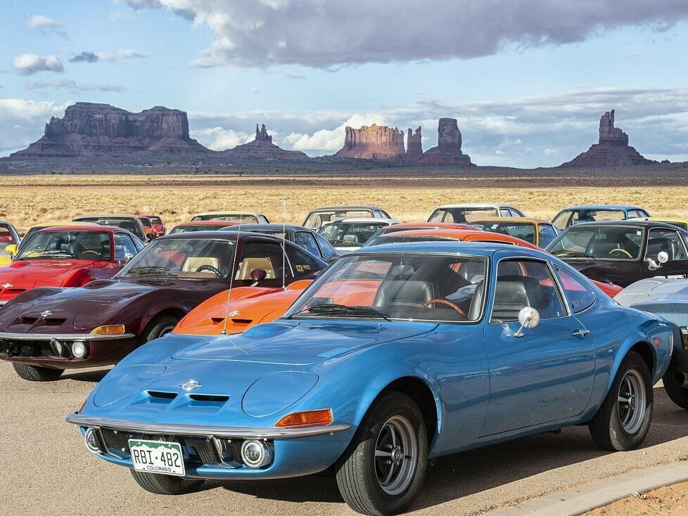 Opel GT (1968-1973) im Jubiläumsjahr 2018 auf Roadtrip in den USA