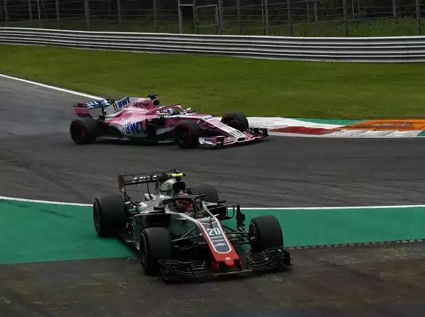 Titel-Bild zur News: Kevin Magnussen, Sergio Perez