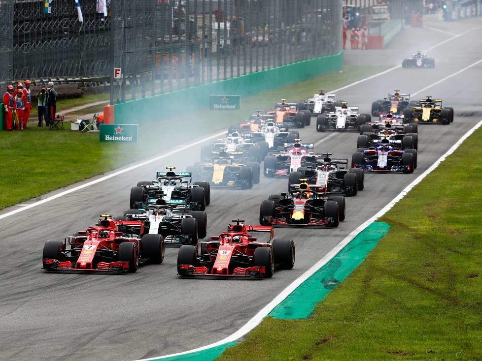 Kimi Räikkönen, Sebastian Vettel, Lewis Hamilton, Valtteri Bottas, Max Verstappen